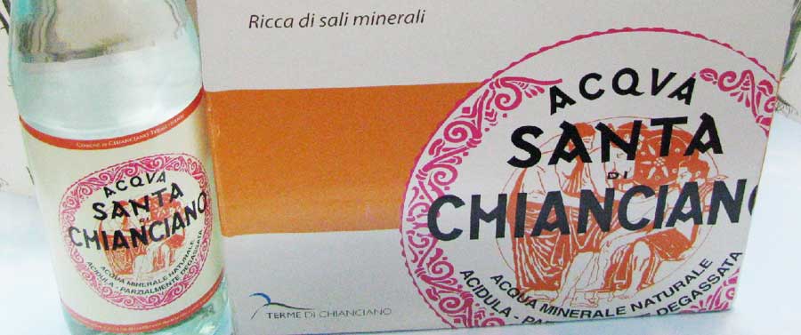 acqua santa alle terme di chianciano nel cuore della Toscana