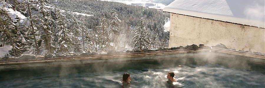 Piscina esterna bagni vecchi Bormio