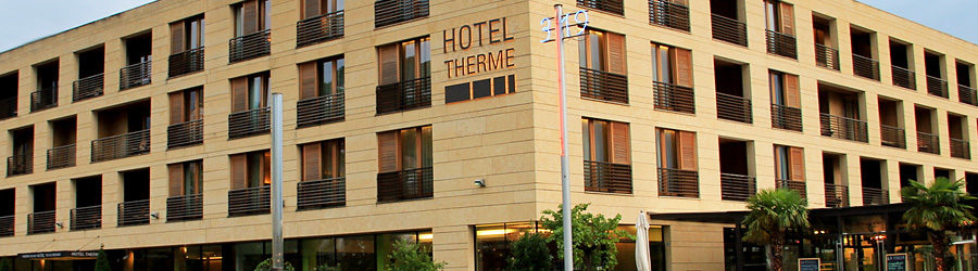 Vista esterna dell' Hotel terme Merano